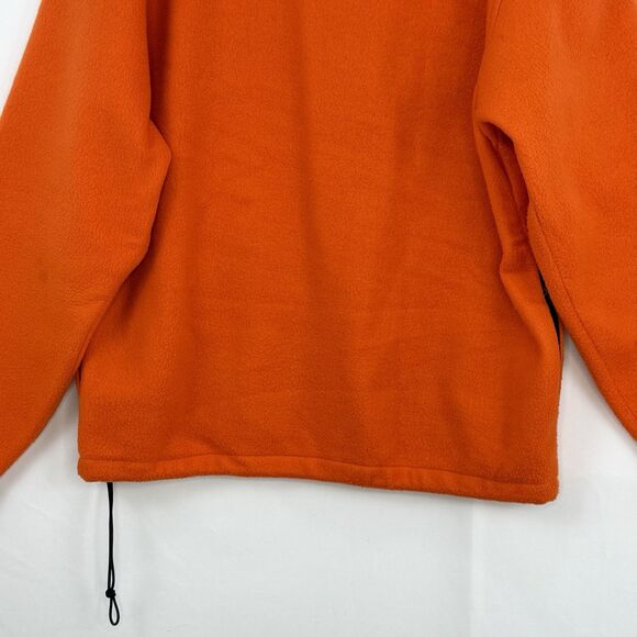 Old Navy Vintage Y2K Fleece Quarter Zip Orange Unisex Size L - Picture 11 of 16